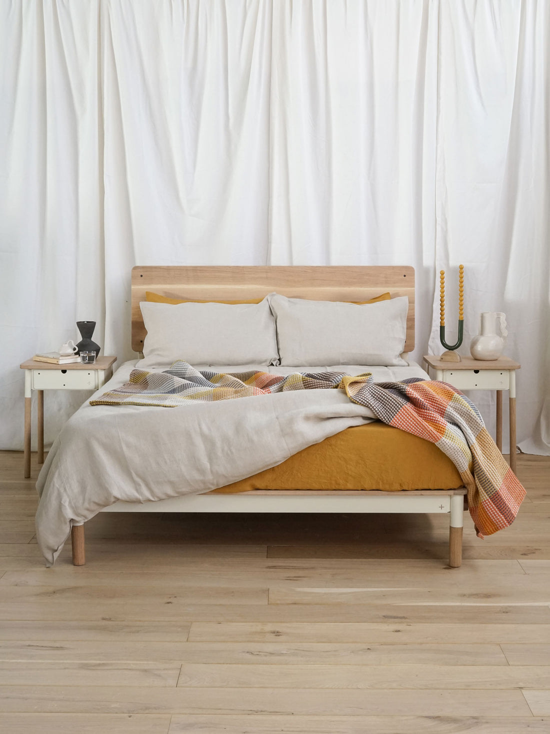 Firenze Wooden Bed - Pedersen + Lennard