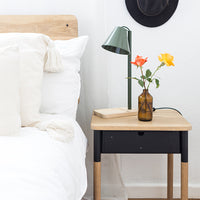 Firenze Wooden Bedside Table - Pedersen + Lennard