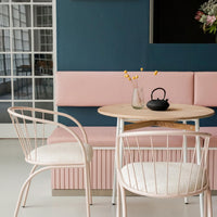 Fluted Occasional Cafe Chairs - Pedersen + Lennard