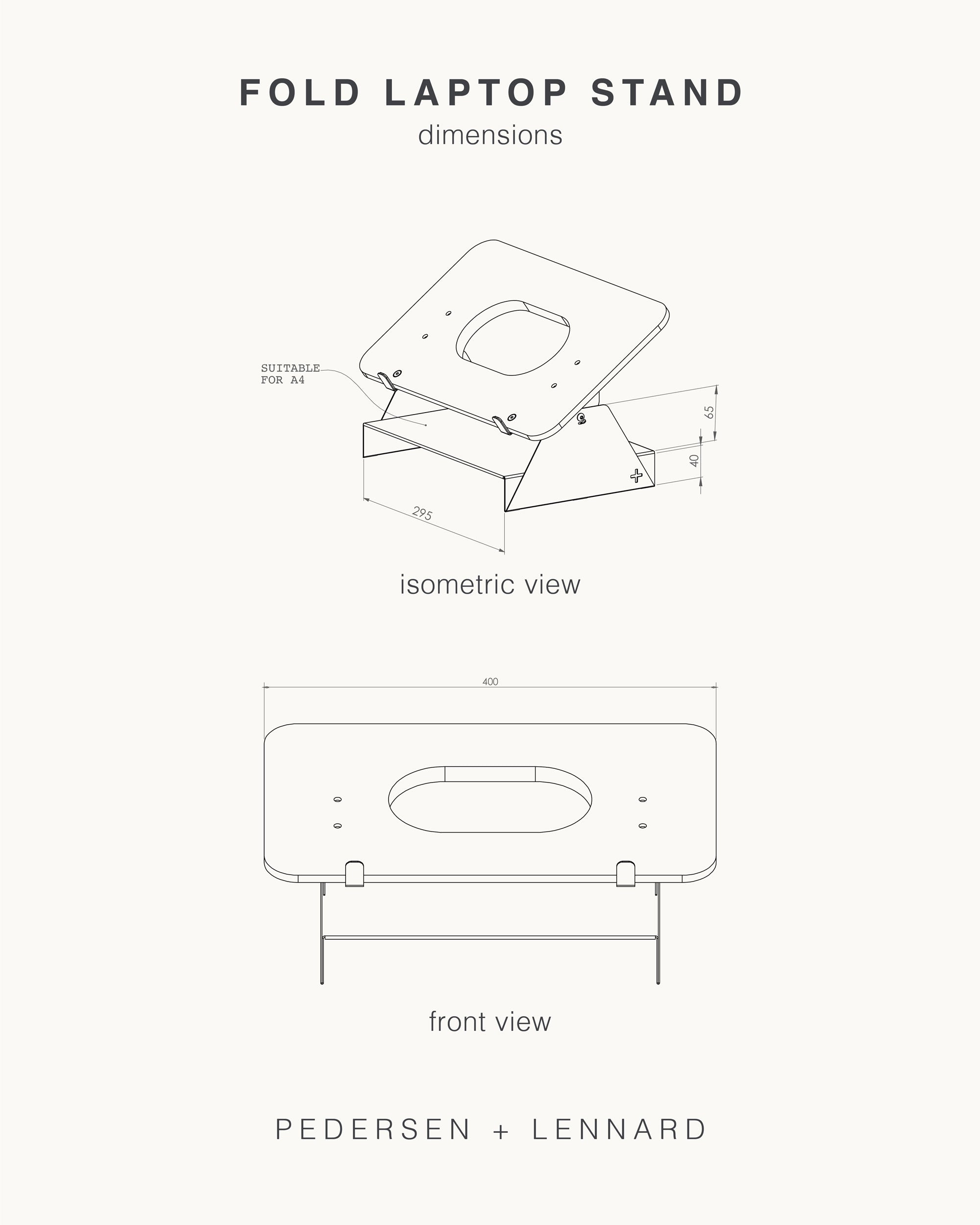 Fold Adjustable Laptop Stand - In Stock