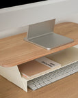 Wooden Desktop Monitor Stand - Pedersen + Lennard