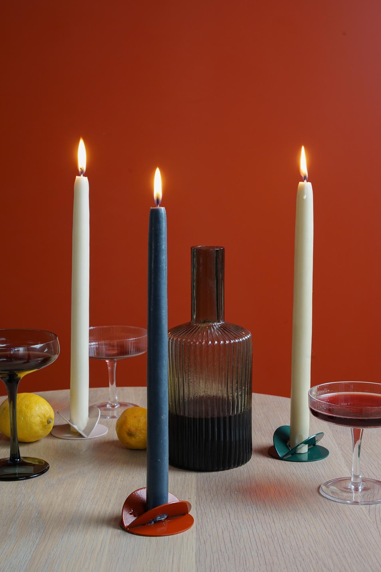 Colourful Candle Holders - Pedersen + Lennard