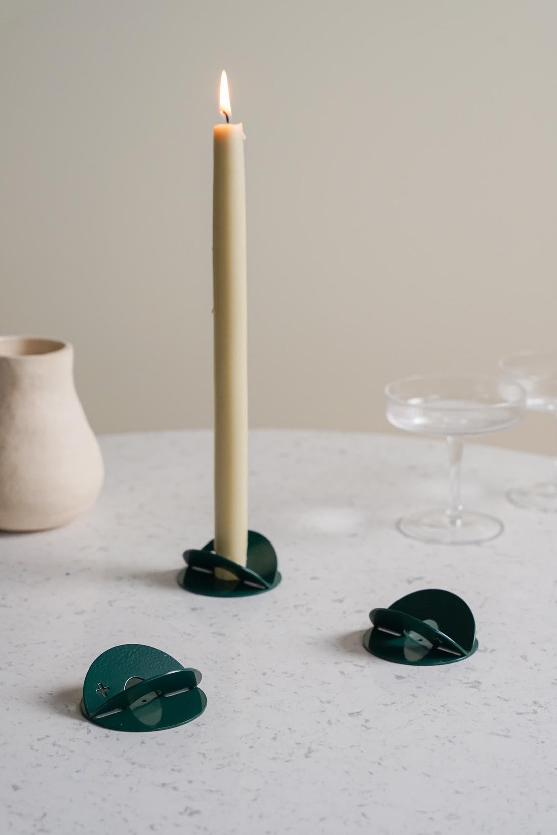 Halo Dinner Candle Holders - Pedersen + Lennard