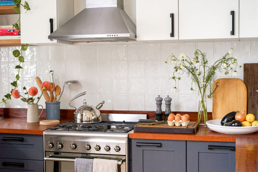 Montreal Cabinet Handles in Kitchen - Pedersen + Lennard