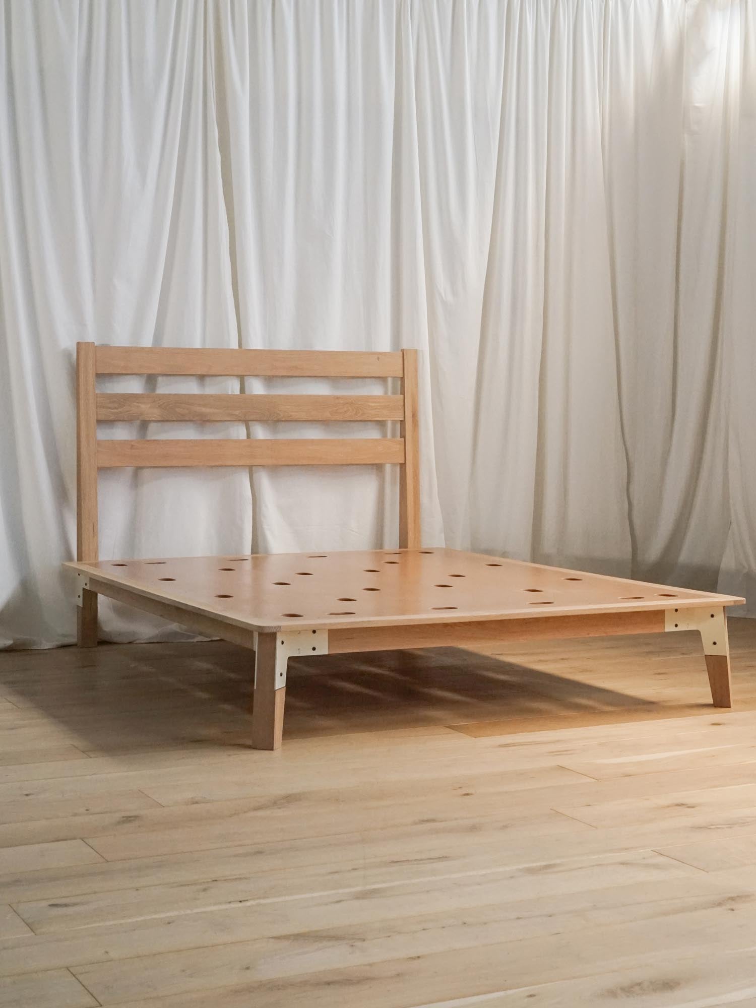 Huguenot Wooden Bed - Pedersen + Lennard