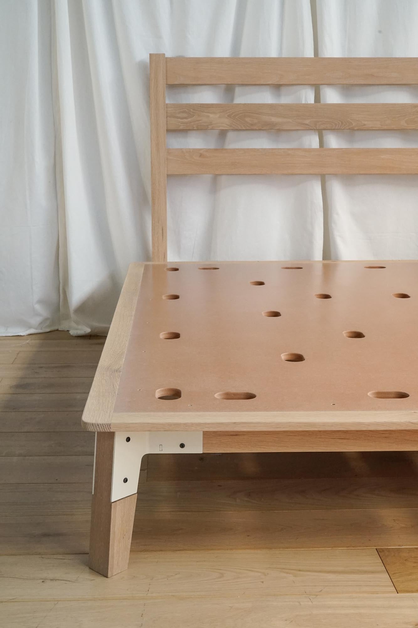 Huguenot Wooden Bed - Pedersen + Lennard