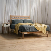 Huguenot Wooden Bed - Pedersen + Lennard
