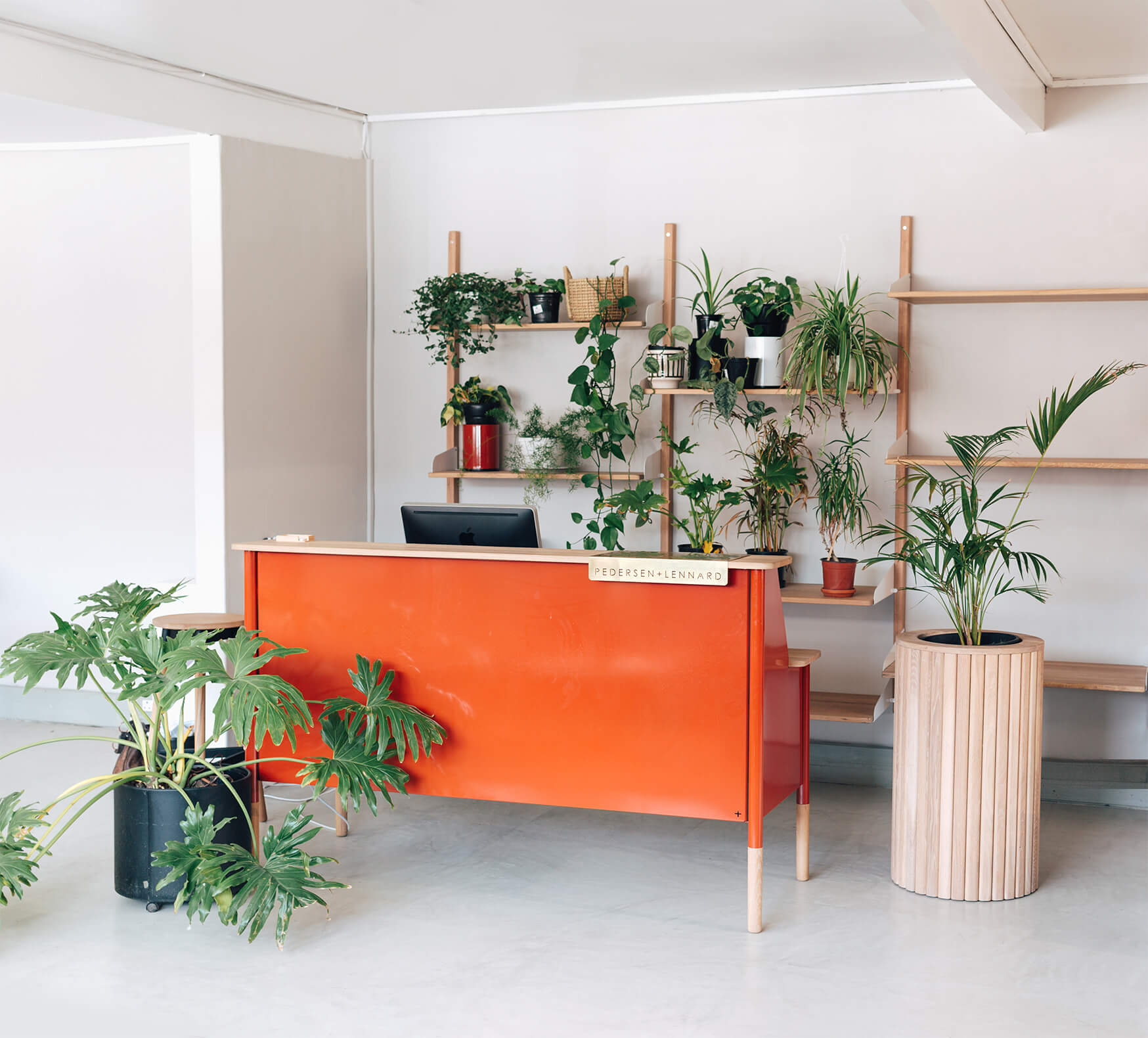 Wooden Firenze Reception Desk - Pedersen + Lennard