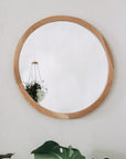 Round Wooden Mirror - Pedersen + Lennard