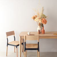 wooden chair - wooden table - Perdersen and Lennard