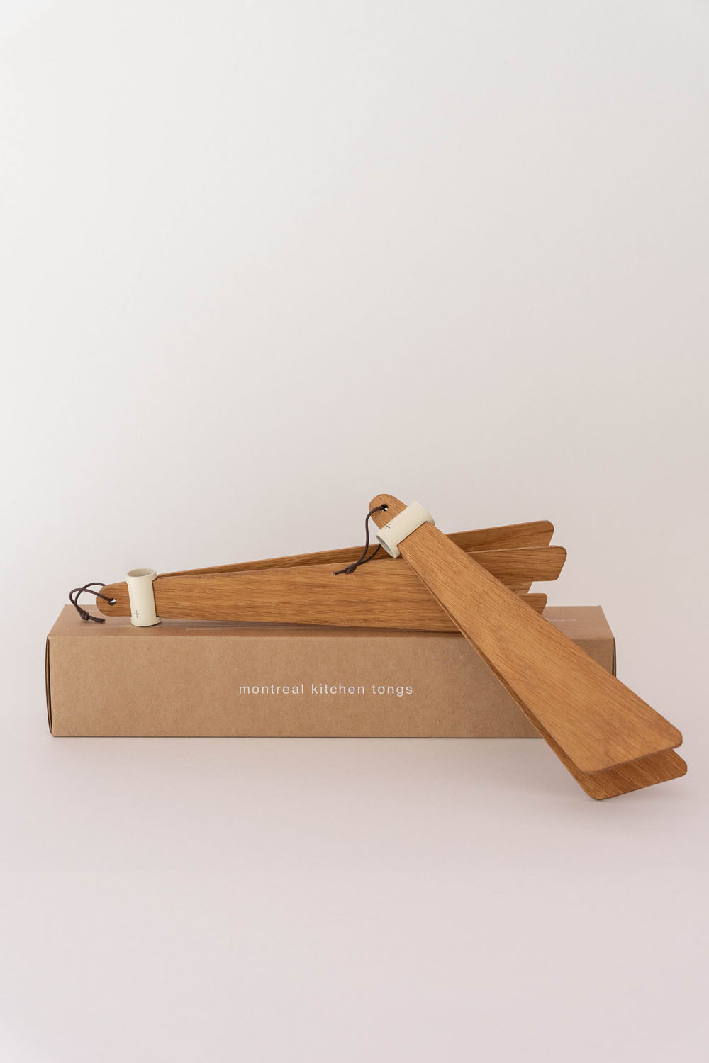 Montreal Wooden Salad Tongs - Pedersen + Lennard