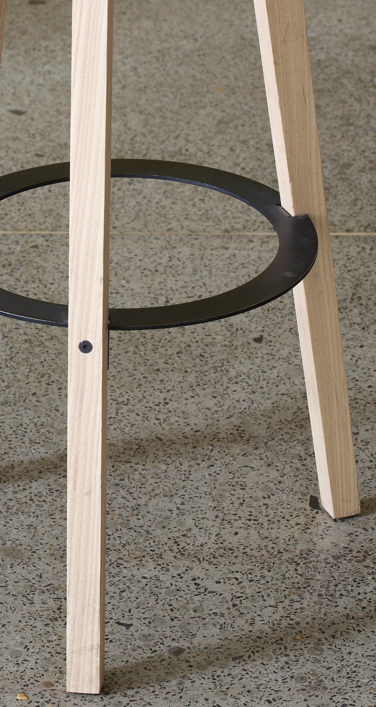 Huguenot Barstool - Leather Sea - Pedersen + Lennard