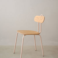 Wooden Pink Dining Chair - Pedersen + Lennard