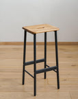 Osaka Wooden Barstool - Pedersen + Lennard