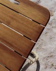 Osaka Wooden Pool Lounger - Pedersen + Lennard