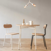 Wooden Cafe Table and Wooden Chair - Pedersen + Lennard