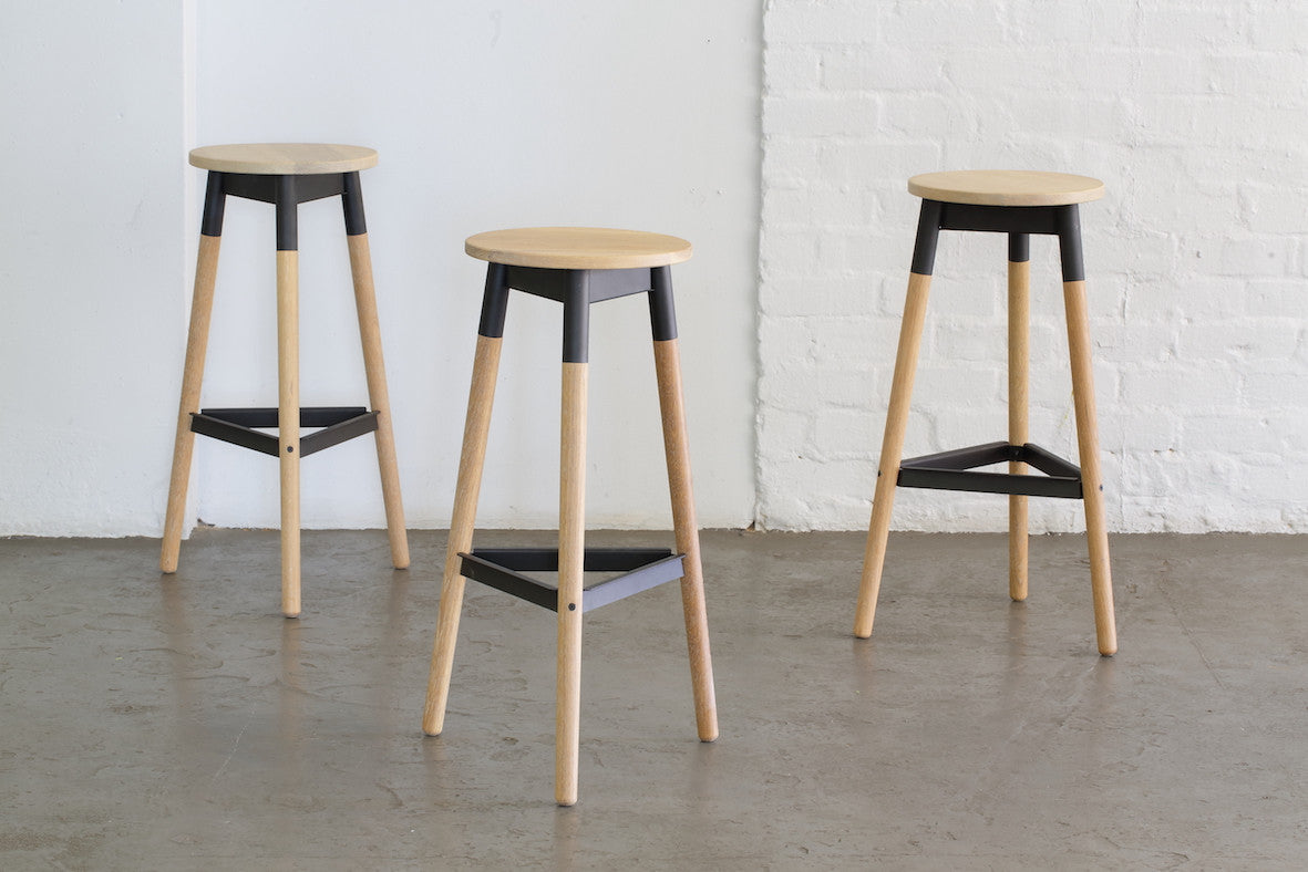 Firenze Wooden Bar Stool - Pedersen + Lennard