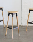 Firenze Wooden Bar Stool - Pedersen + Lennard