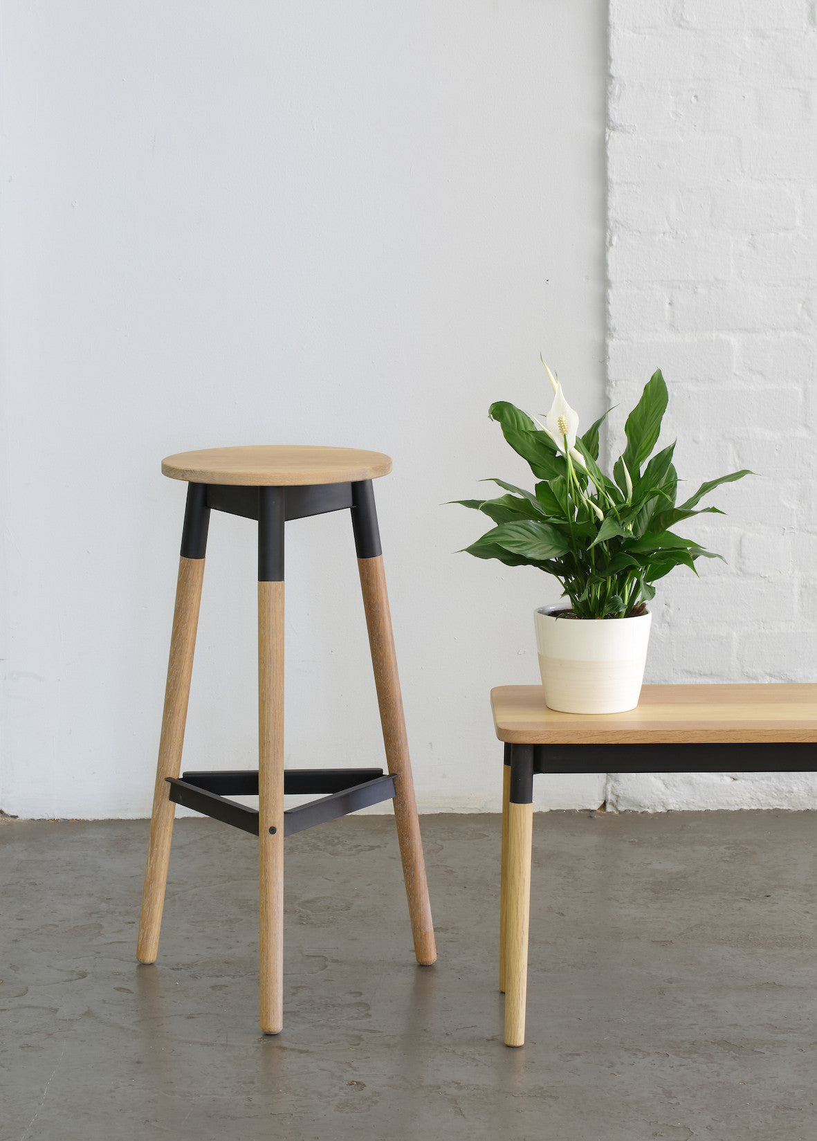 Firenze Wooden Bar Stool - Pedersen + Lennard