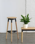 Firenze Wooden Bar Stool - Pedersen + Lennard