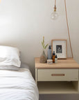 Wooden Bedside Table - Pedersen and Lennard