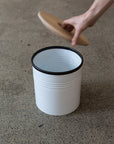 Bathroom Bin White - Pedersen + Lennard