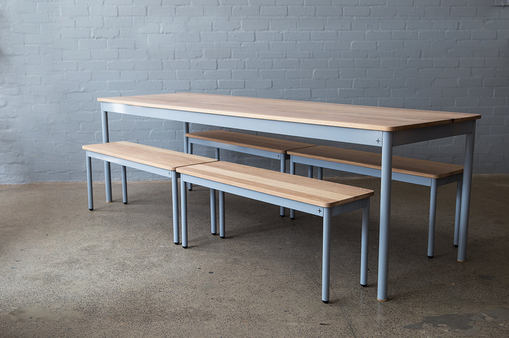 KPA Wooden Bench  - KPA Wooden Table - Pedersen + Lennard