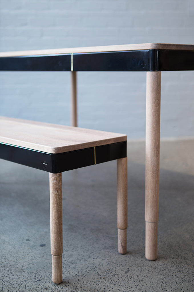 Military Wooden Bench - Military Wooden Table - Pedersen + Lennard