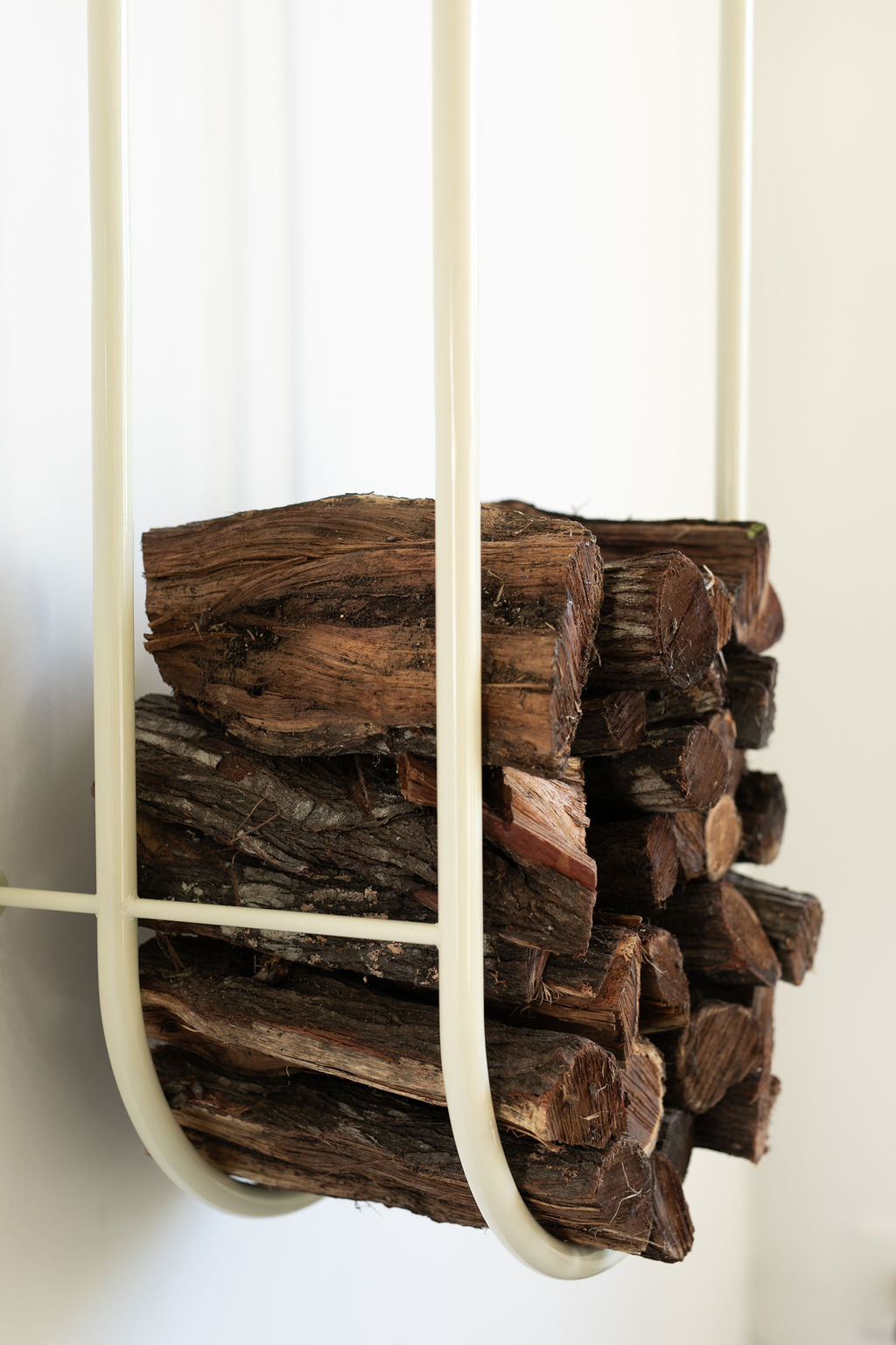 Wall Mounted Firewood Storage - Pedersen + Lennard