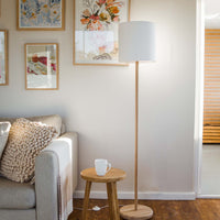 Strata Wooden Floor Lamp - Pedersen + Lennard
