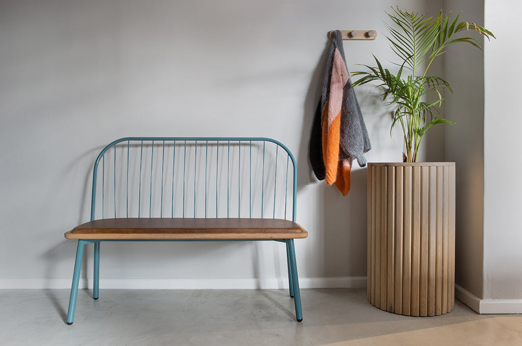 Wooden Fluted Bench - Pedersen + Lennard